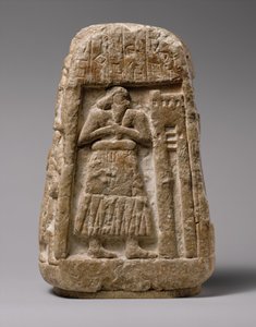 Stele von Ushumgal, 2900-2700 v. Chr. (Gipsalabaster)