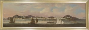 Ansicht der Praya Grande, Macao, um 1850