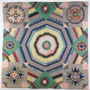 Gepatchte Steppdecke von Susan F. Wyman