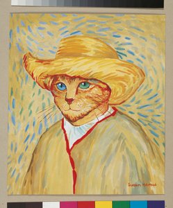 Illustration aus Cats Galore! A Compendium of Cultured Cats (veröffentlicht 2015)