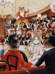 Illustration aus Cats Galore! A Compendium of Cultured Cats (veröff. 2015)