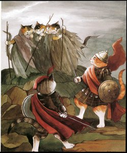 Illustration aus Shakespeare Cats von Susan Herbert