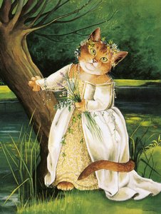 Illustration aus Shakespeare Cats: Poster Book von Susan Herbert