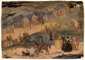 Eine ländliche Szene, ca. 1750, 1934 von Susanna Duncombe
