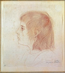 Porträt des Malers Maurice Utrillo als Kind von Suzanne Valadon