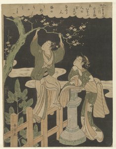 Die zweite Monat (Elegante Gedichte über die vier Jahreszeiten) von Suzuki Harunobu