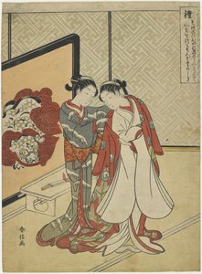 Anstand, 1767 von Suzuki Harunobu
