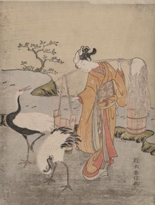Salzwasser zeichnen von Suzuki Harunobu