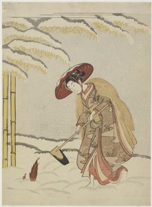 Mitate von Meng Zong, einer der vierundzwanzig Vorbilder der kindlichen Pietät, nach 1765