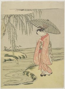 Mitate des Kalligraphen Ono no To_fu_ von Suzuki Harunobu