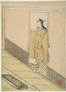 Parodie von Kawachi-goe aus "Geschichten von Ise" von Suzuki Harunobu
