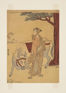 Parodie der Geschichte von Chao Fu von Suzuki Harunobu