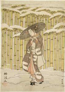 Durch den Bambushain von Suzuki Harunobu