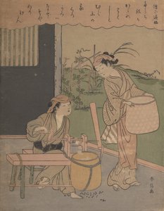 Gedicht von Henjo Sojo, ca. 1766 von Suzuki Harunobu