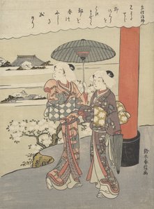 Gedicht des Mönchs Sosei, ca. 1767-68 von Suzuki Harunobu