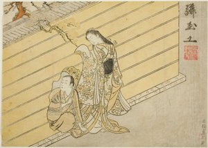 Das Loch in der Wand von Suzuki Harunobu