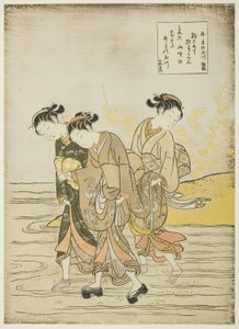 Der Juwelenfluss bei Ide (Ide no Tamagawa), aus einer unbetitelten Serie von sechs Juwelenflüssen