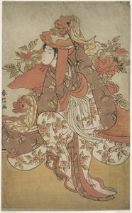 Der Löwentanz von Suzuki Harunobu
