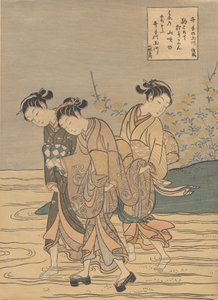 Der Tama-Fluss bei Ide, Provinz Yamashiro, wahrscheinlich 1766