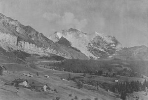 Die Jungfrau, Ansicht von Wengen