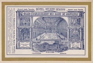 Werbung für Grand Etablissement Des Bains De Montreux