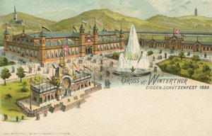 Das Schützenfest von 1895 in Winterthur, Schweiz von Swiss School