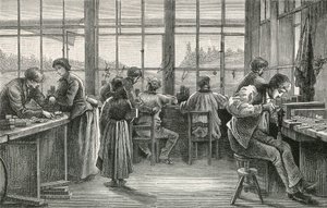 Uhrmacherwerkstatt in La Chaux-de-Fonds von Swiss School