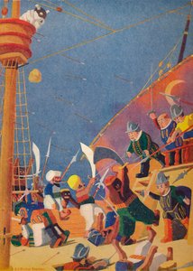 Der Kampf mit den Korsaren, 1937 von Sydney George Hulme Beaman