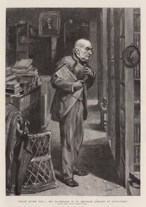 Frieden nach der Mühe, Mr. Gladstone in der St. Deiniol