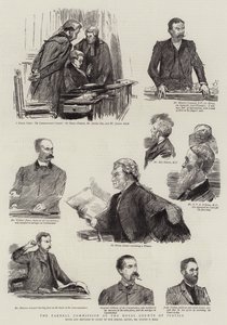 Die Parnell-Kommission am Royal Courts of Justice von Sydney Prior Hall