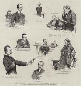 Die Parnell-Kommission am Royal Courts of Justice
