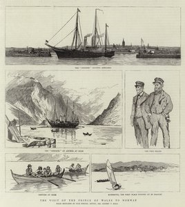 Der Besuch des Prinzen von Wales in Norwegen