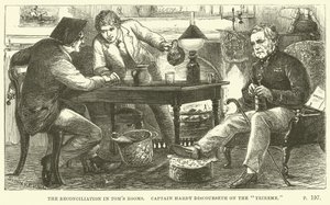 Illustration für Tom Brown in Oxford von Thomas Hughes von Sydney Prior after Hall