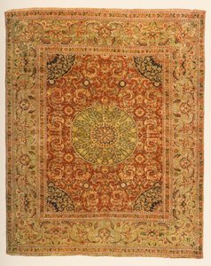 Medallion-Teppich aus Damaskus