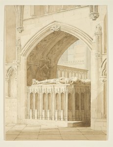 Grab von Robert Fitzharding, gestorben 1170, in der Kathedrale von Bristol