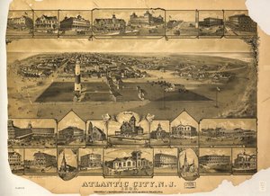 Atlantic City, N.J. 1880 von T. J. Shepherd Landis