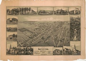 Ansicht von Lititz und Warwick, Lancaster County, Pa.: 1887 von T. M. Fowler