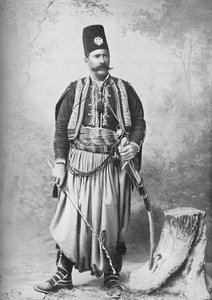 Ein Syrer in seiner vollen Tracht, 1902