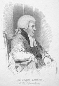 Sir John Leech, Vizekanzler, ca. 1820