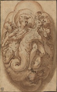 Mythologische Figuren von Taddeo Zuccaro