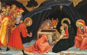 Anbetung der Heiligen Drei Könige, von Taddeo di Bartolo (ca. 1363-1422)