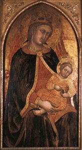 Madonna mit Kind, spätes 14. oder frühes 15. Jahrhundert von Taddeo di Bartolo