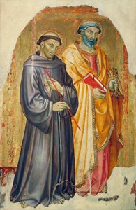 Heiliger Franziskus und Heiliger Petrus von Taddeo di Bartolo