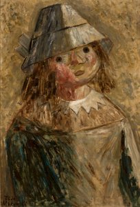 Mädchen mit Hut (Fillette) von Tadeusz Makowski