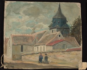 Dorfkirche (Breuilpont) von Tadeusz Makowski