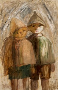 Kleine Schüler von Tadeusz Makowski