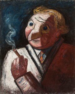 Mann mit Zigarre (Stephane Manier) von Tadeusz Makowski