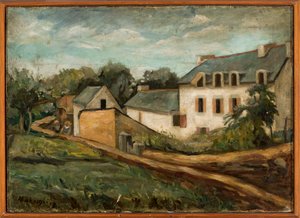 Landschaft von Le Pouldu von Tadeusz Makowski