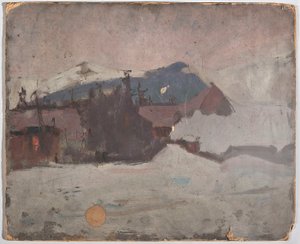 Winterlandschaft von Tadeusz Makowski