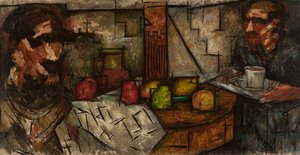 Nachmittagstee von Tadeusz Makowski